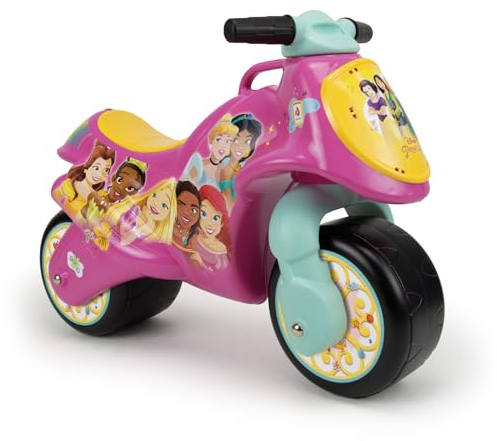 Laufrad Ab 1 Jahr 2 Jahre 3 Jahre Kindermotorrad Rutscherfahrzeug Motorrad Kinder von 18 bis 36 Monaten Neox Disney Prinzessinnen Breite Räder Stabil Leicht Tragbar Geschenk 1 Geburtstag - INJUSA