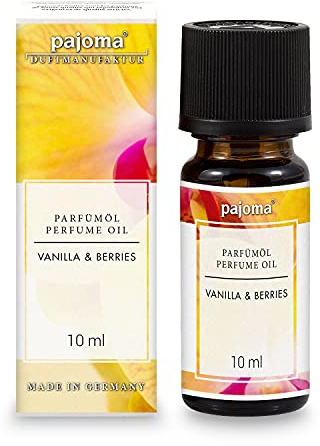 pajoma® Duftöl 10 ml, Vanilla & Berries | feinste Parfümöle für Aromatherapie, Duftlampe, Aroma Diffuser, Massage, Naturkosmetik | Premium Qualität