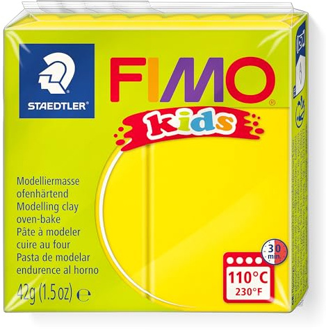 Fimo Kids Modelling Clay, Yellow, 42 g