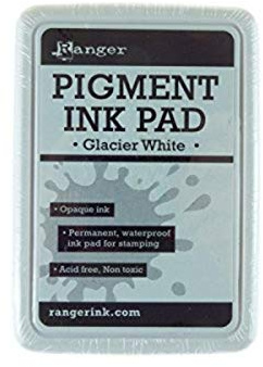 Ranger 320547 Pigment Ink Pad, Glacier White
