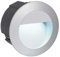 EGLO LED Außen-Einbauleuchte Zimba-LED, 1 flammige Außenleuchte, Wand-Einbaulampe aus Aluguss, Farbe: Silber, Ø: 12,5 cm, IP65