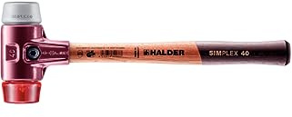 Simplex Schonhammer, TPE-mid / Plastik; mit Tempergussgehäuse und hochwertigem Holzstiel | D=40 mm | 3036.040