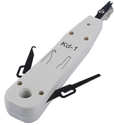 Professionelles KD-1 IDC-Einsteckwerkzeug für Telefonbuchse, Netzwerkkabel, RJ45, RJ11, Cat5e, Cat6, Telekommunikation, Telefon, Netzwerkkabel, Schlagwerkzeug