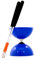Juggle Dream Big Top (Achse Kugellager Diabolo & Paar ali-Dream Diabolo Handstäbe (blau)