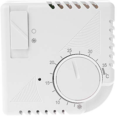 BIlinli Termostato Ambiente Universale Risparmio energetico Regolatore di Temperatura Meccanico con Interruttore