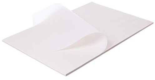 500 Blatt Backtrennpapier Backpapier Trennpapier weiß im Spenderkarton - verschiedene Zuschnitte/Größen zur Auswahl (57x78cm)