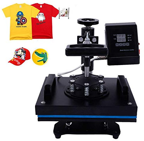 TFCFL 220V Transferpresse 23 * 30cm Wärmeübertragungs Maschine Hochdruck Schüttelkopf Maschine 900W Digitales LCD Transferpresse 9 X12