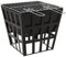 vidaXL Brasero y Barbacoa 2 en 1 Fogata Chimenea Calentador de Patio Hornillo de Jardín Parrilla Rejilla de Cocinado de Acero 34x34x48 cm