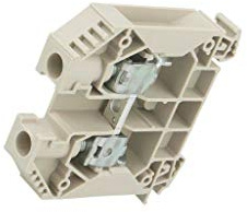 1028900000 WDU 16/ZA Verbinder: Schienen- 16mm2 Wege: 1 Klemmen: 2 beige B: 11,9