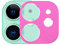 Protezione per fotocamera in metallo per iPhone 11 Rosa