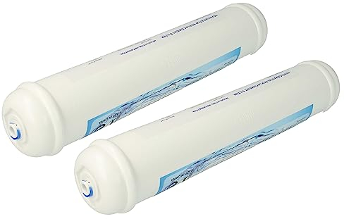 vhbw 2x Wasserfilter Filterkartusche Filter kompatibel mit LG Electronics GSP545NSQV, GSP545NSQZ, GSP545PVQV, GSP545PZQZ Side-by-Side Kühlschrank