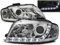 Led Scheinwerfer Set in chrom für Audi A3 8P 05.2003-03.08