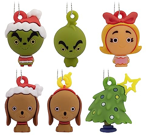 Hallmark Dr. Seuss How The Grinch Stole Christmas! Miniatur-Weihnachtsschmuck, 6 Stück
