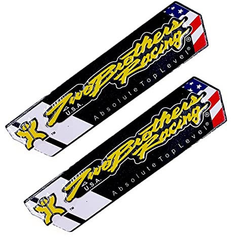 2pcs/ Los Aluminium -Motorradzubehör Auspuffrohre Rohrstock -Wärmefest Aufkleber (Color : Set F (2 in 1))