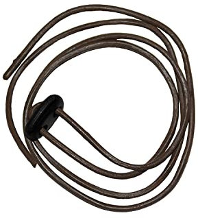 Black Jungle Leder Kinnriemen Hutfangband Fangband für Hut Lederriemen (Charcoal)