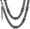 ChainsHouse Barbed Wire Cuban Necklace for Women Men Stainless Steel/18K Gold/Black Gothic Skull Thorns Choker Curb Necklaces Punk Jewelry - with Gift Box, Metal, Cubic Zirconia
