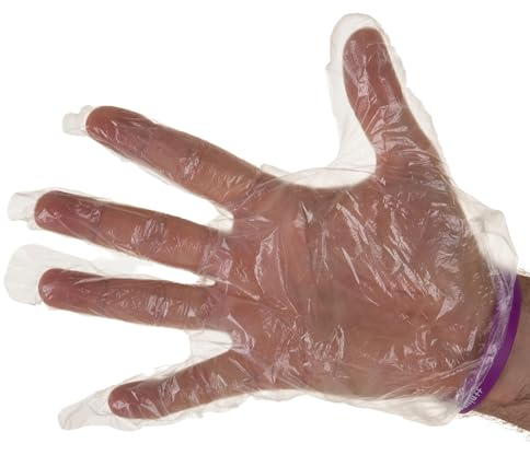 XARA Guanti Trasparenti Usa E Getta In Polietilene - Pack 1000 - Ipoallergenici Senza Lattice - Guanti Plastica Usa E Getta - Trasparenti Monouso - 100% Riciclabili