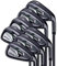 PGM Golf Clubs NSR III Golf Iron Set Thru Gap Wedge with Graphite Shafts for Right-Handed Golfers - R Flex