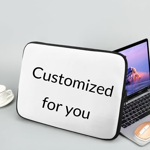 Showudesigns Individuelle Laptophülle Personalisierte Lap Top Case Fügen Sie Ihr Bild Text Logo Laptop Schutzhülle Laptop Zubehör 17 Zoll