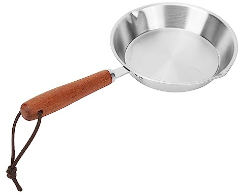 Bewinner Bratpfanne Aus Edelstahl 16cm - Antihaftbeschichtung Für Induktionsherd, Schnelle Erwärmung & Gleichmäßige Hitzeverteilung