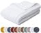 liebling Duschtuch Luxus Bio Baumwolle, Serie Marseille, 770 gr. / m², 70 x 140 cm, Ökotex, 60 Grad, saugstark, schnelltrocknend, Farbe: weiß