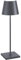 Zafferano, Poldina Pro Lamp, Rechargeable Cordless Table Lamp with Touch Controls, Suitable for Interior and Outdoor, Dimmer, 2200-3000 K, Height 38 cm, Dark Gray Colour