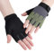 Kinder Fahrradhandschuhe Kinder Fingerlose Handschuhe Sport Halbfinger Handschuhe rutschfeste Radsporthandschuhe Mädchen Jungen Sport Fitnesshandschuhe Outdoor Sporthandschuhe (Mikrofaser, Grün)