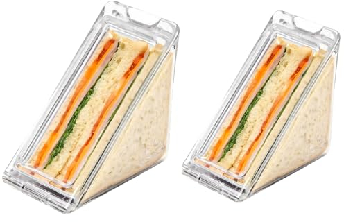 Brotdose Sandwichbox, Brotdose Midi, Brotdose To Go, Lunchbox Sandwich Behälter, Tragbarer Sandwich-Behälter, Brotdose Erwachsene & Kinder, Butterbrotdose Für Mittagessen Picknick Reisen (2PCS)