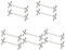 HAWILLOSCH 10 STK Essstäbchenhalter Für Messer Und Messerauflage Essstäbchen Ruhen Essstäbchen Organisieren Messerbänke Für Den Tisch Desktop-gabelauflage Für Silver Zinklegierung