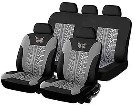 VELOMY Car Seat Cover,for Citroen C4 Cactus (2016-2019). Front Rear Seat Cover Full Sets,NonSlip Breathable,Car Accessories,E