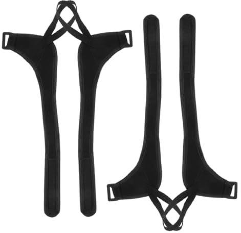 Milisten 2paires Sangles De Poignet pour Bâtons De Ski Et Randonnée Ajustables Polyester Confortable Bandes De Fixation pour Accessoires Déambulateurs Et Bâtons De Marche Large Compatibilit