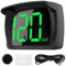 GPS Tacho Auto HUD Headup Display, Digital Tacho Auto KMH für LKW, SUV, Motorrad, USB Plug & Play mit LED Große Schriftart, Überdrehzahlerinnerung, Müdigkeitsalarm