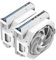ALSEYE W700 Pro CPU Cooler Dual-Tower 300W TDP PWM 7 Heat Pipes Copper Bottom Air Cooler ARGB Voice-Activated Synchronized Rhythm Light Cooler Cover Koala Fans LGA1700/1200/2011/2066 AM5/AM4 (White)