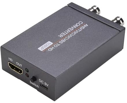 Cenei AHD/TVI/CVI/CVBS zu -Kompatibler Adapter 3MP/4MP/5MP/8MP 720P/1080P 60HZ Full HD Kamerasignalkonverter