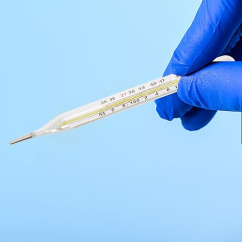 Feelcrag​ Klinischen Thermometer/Fieber Fieberthermometer für Babys Kinder Erwachsene Thermometer Klassisch Classic Analoges Fieberthermometer Leicht Lesen und Verwenden für Erwachsene, Kinder, ältere