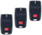 Lot de 3 télécommandes de Garage pour BFT MITTO 2, 433 MHz, télécommande BFT à 2 Boutons, Compatible avec Les Portes de Garage