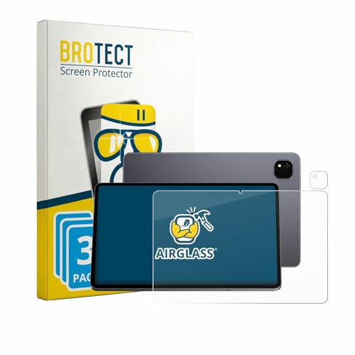 BROTECT 3 Stück Schutzglas für Alldocube iPlay 70 Pad Pro (Display+Kamera) Schutzfolie Panzer Folie Glas[Extrem Kratzfest, Ultra-]