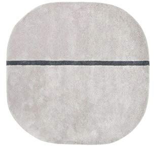 Normann Copenhagen 602441 Oona Teppich, Neusselandwolle, grau, 140 x 140 x 2 cm