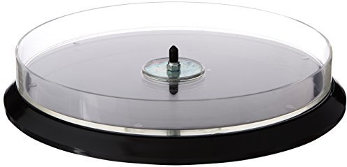 Azar Displays 227010 Runder Theken-Display mit 27,9 cm Durchmesser x 5,1 cm Höhe.