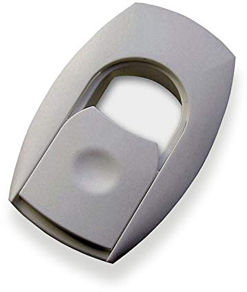 SO-TECH® Kabeldurchführung RONDO I (Einbau-Ø 60 mm) Kabeldurchlass Schreibtischdurchführung Schreibtischkanal silbergrau