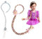 Amycute Haarschmuck Mädchen, Haarsträhnen Kinder, Haarreif Prinzessin Zopf geflochten Haartei Kinder für Party Cosplay Kostüm