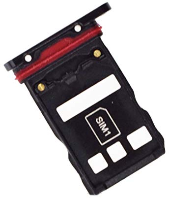 Tiroir Double SIM + Emplacement Carte Micro SD Compatible Huawei P30 Pro Noir