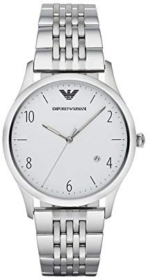 Armani Herren Analog-Digital Automatik Uhr mit Metall Armband ar1867