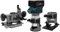 KATSU Cordless Wood Trimmer Laminator Router Joiners Tool Set 18V with 3 Bases (Trimmer, Plunge, and Tilt) + 2 Chucks Collets 1/4 and 3/8 + Battery 4.0Ah and Charger