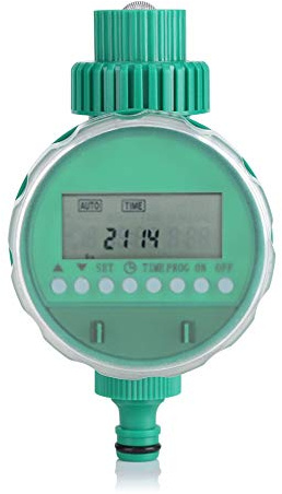 Bewässerungs-Timer, automatische intelligente Bewässerungssteuerung Elektrische Digitale Gartenbewässerungssteuerung mit LCD-Anzeige für Hausgarten-Bewässerungssystem
