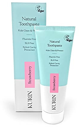 Kurin Fluoride Free Natural Kids Toothpaste 75ml - Strawberry