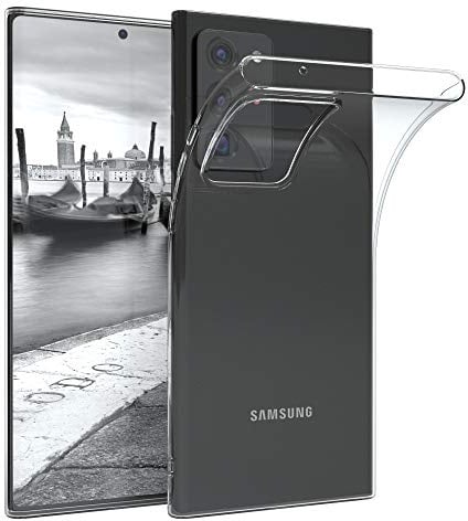 EAZY CASE Hülle kompatibel mit Samsung Galaxy Note 20 Ultra/Note 20 Ultra 5G Schutzhülle Silikon, Ultra dünn, Slimcover, Handyhülle, Silikonhülle, Backcover, Durchsichtig, Klar Transparent