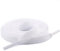 Knixmax Cordones Planos para Zapatos [1 Par] Cordones Duraderos para Botas de Senderismo y Trekking Zapatos,Blanco 120cm