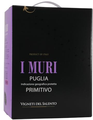 BIB Primitivo Puglia I Muri IGP 5 Liter V.Salento
