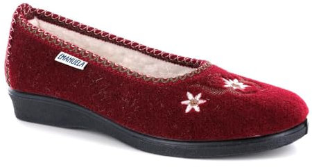 EMANUELA 2087 Pantofole Ballerina da casa comode Rosso Verde Blu